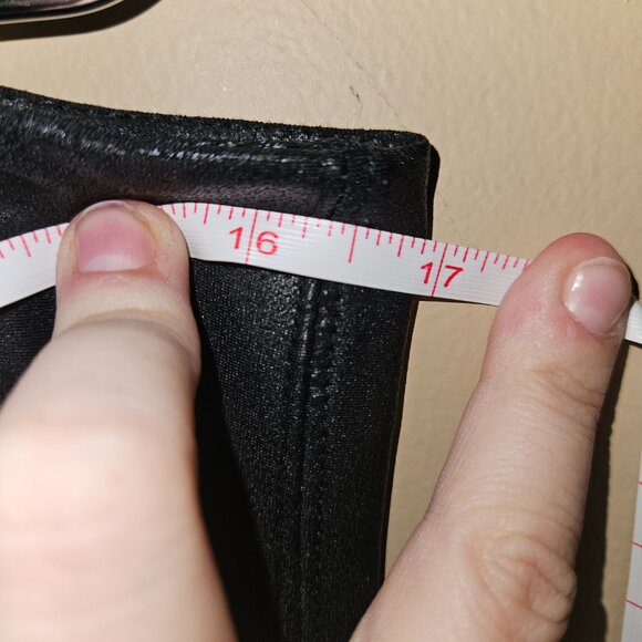 Time and Tru Faux Leather Leggings - Picture 5 of 5